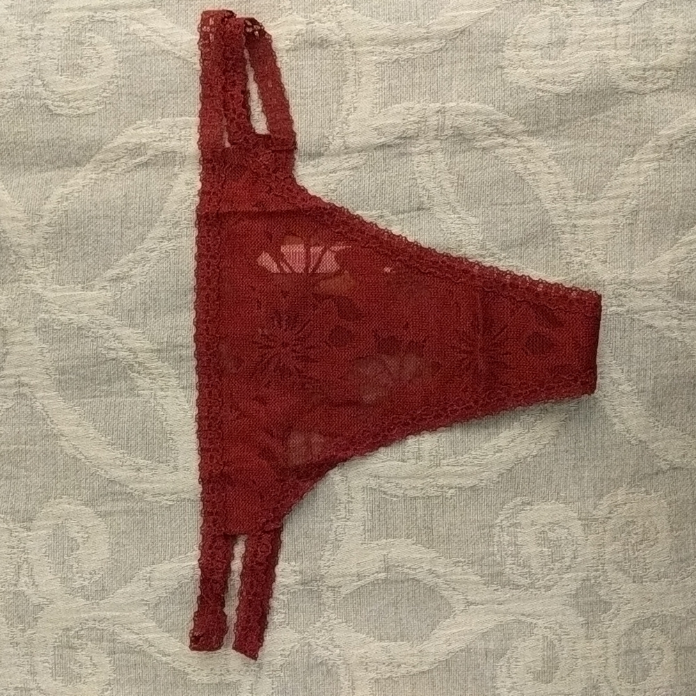 PINK Lace Thongs